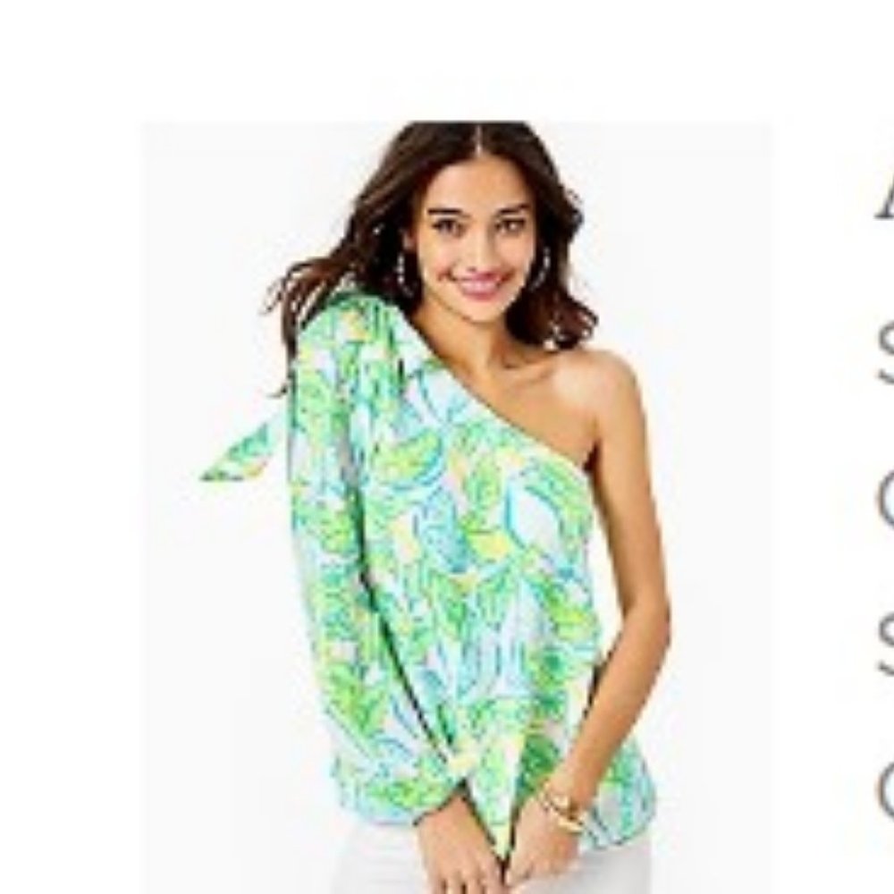 Avena One-Shoulder Top - Lilly Pulitzer
